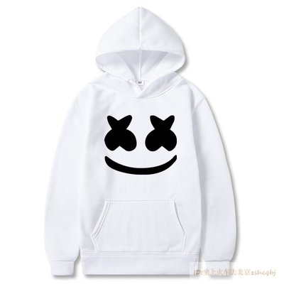 marshmello连帽卫衣 Full Zipper Hoodie Sweatshirt Jacket Coat