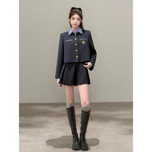 JOYIASS学院风jk制服套装裙女秋冬韩系穿搭一整套巨好看小香风外