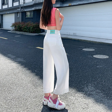 天丝薄款九分直筒牛仔裤女夏季2025年新款小个子八分冰感阔腿裤潮