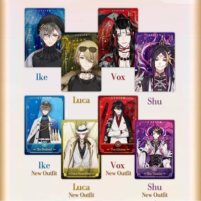 彩虹社NIJISANJI EN Luxiem 万代威卡脆 食玩收藏卡牌 盲盒