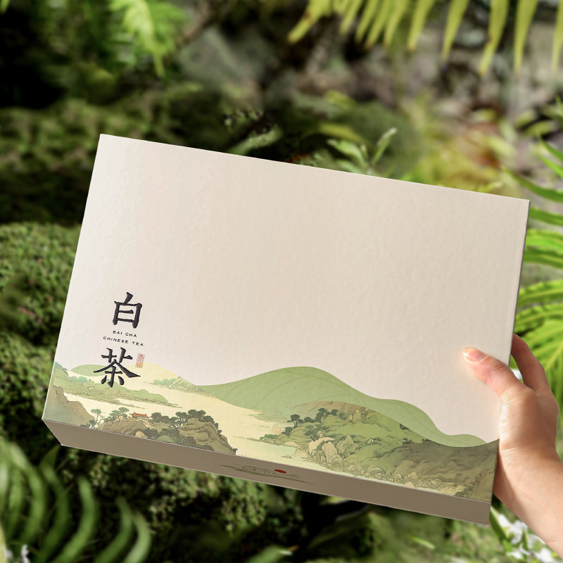 通用新款安吉白茶茶叶包装盒空盒图片