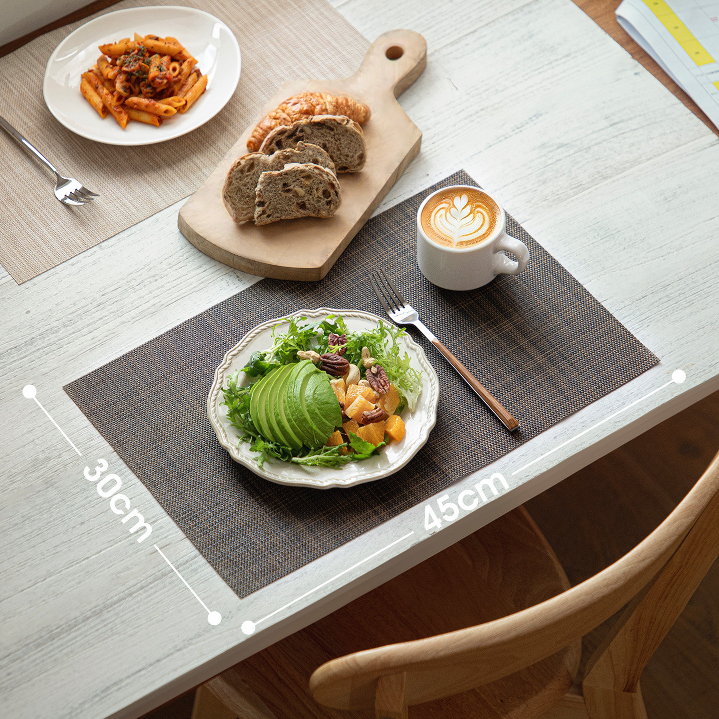 日本进口PVC餐垫防滑隔热日式拼色编织餐桌垫防水防油西餐盘垫子,餐饮具,餐垫,淘宝优惠券,粉丝福利购,淘宝优惠卷
