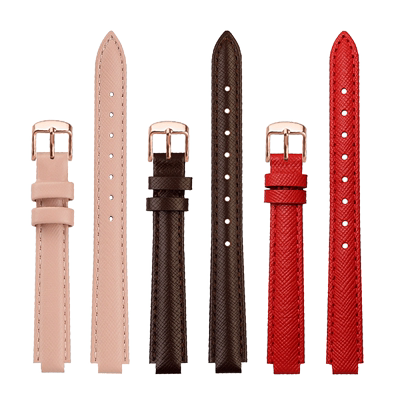 适配卡西欧真皮凸口手表带