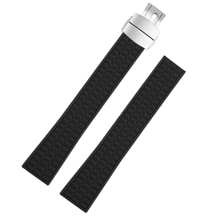 玥典防水硅胶手表带适用百达翡丽Aquanaut5067A柔软表带19mm配件