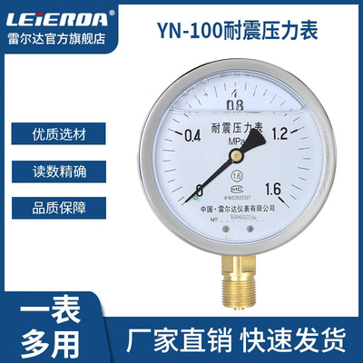 耐震雷尔达真空压力表