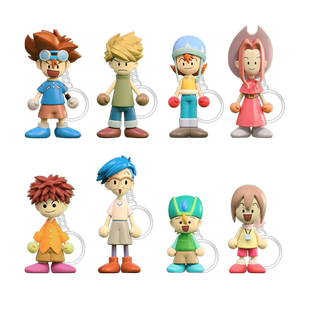 东映动画 正版数码宝贝 人偶钥匙扣ver盲盒  卡通挂饰挂件礼物