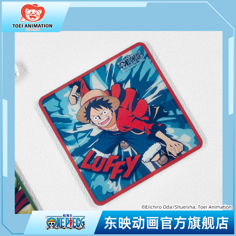 东映动画 航海王MEBUKU亚克力杯垫组合 第一弹第二弹动漫周边盲盒