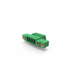 联捷LC10MGC1/LC10MGC2/LC1M新型穿墙固定插拔接线端子插座连接器