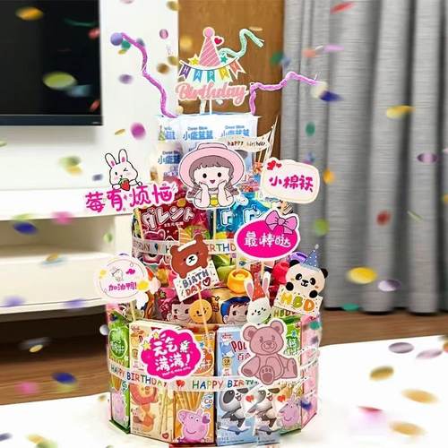 小红书同款生日蛋糕模型