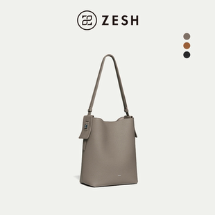 ZESH RACHEL大号水桶包女士大容量腋下包单肩包斜挎包包女包 泽尚