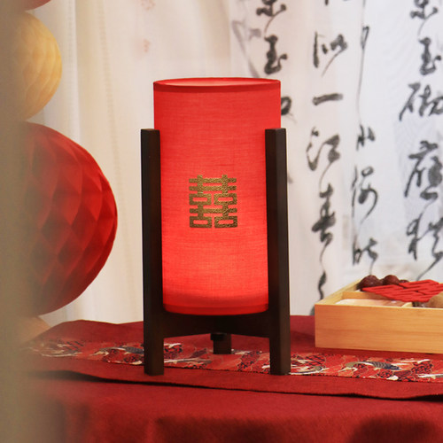 IDERAN卧室新中式木结婚用长明灯