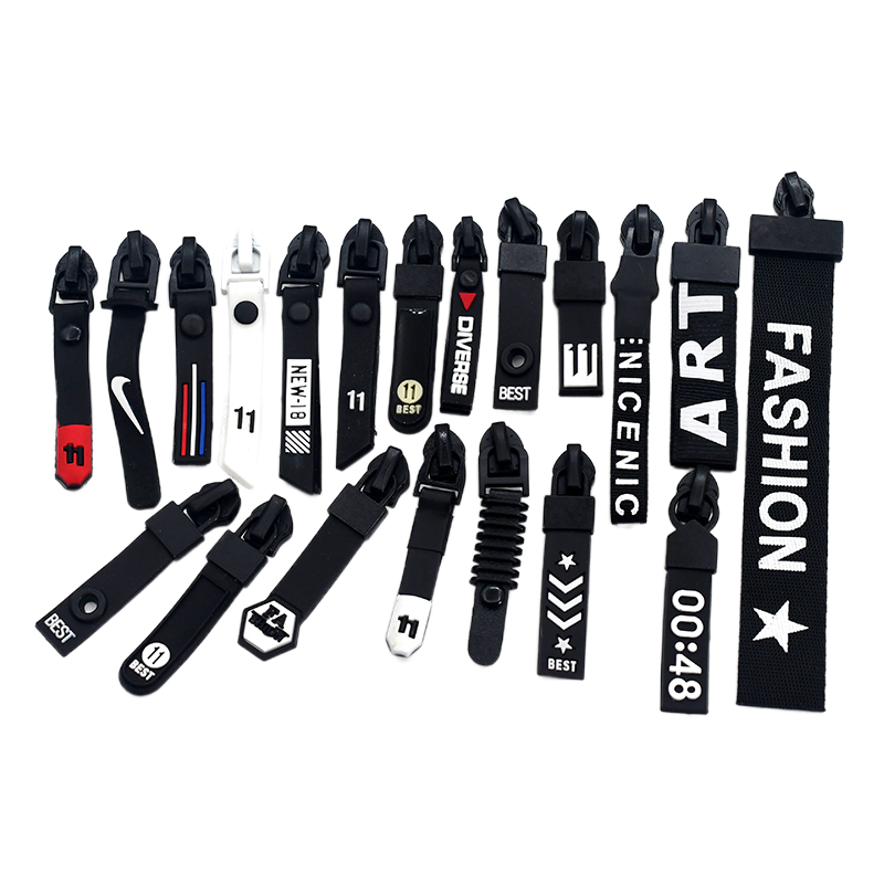 反装防水尼龙拉链拉头