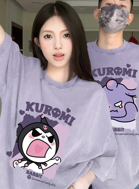 特别的网红情侣装夏装高级感小众2026新款不一样夏季网红短袖t恤