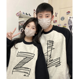 新年冬季 卫衣定制情侣装 不一样特别 2025新款 加绒外套班服 秋冬款