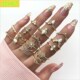 diamond rings ring Bohemian 17pcs joint jewelry Retro sets