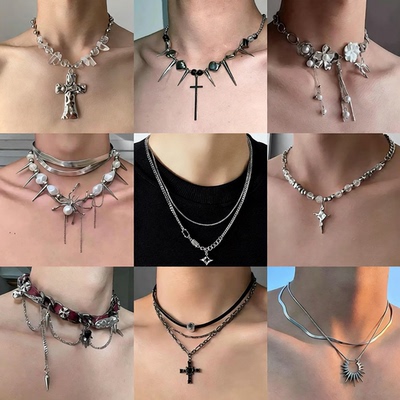 New accessories necklace men's sweater chain hip-hop couple