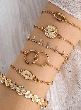 Fashion Diamond Set Butterfly Coin Opening Set Bracelet girl