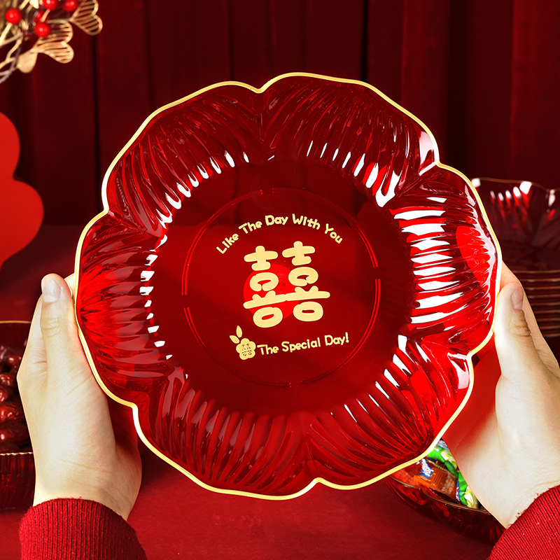 【新品特惠】结婚高透果盘