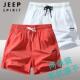 夏季 新款 冰丝运动情侣休闲三分裤 JEEP官方正品 健身跑步男女短裤 子
