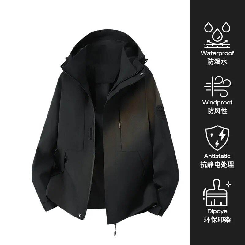 秋冬三合一防风防水冲锋衣