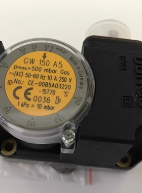 燃烧机压力开关冬斯DUNGS燃烧器气压开关锅炉风压开关GW150A5配件