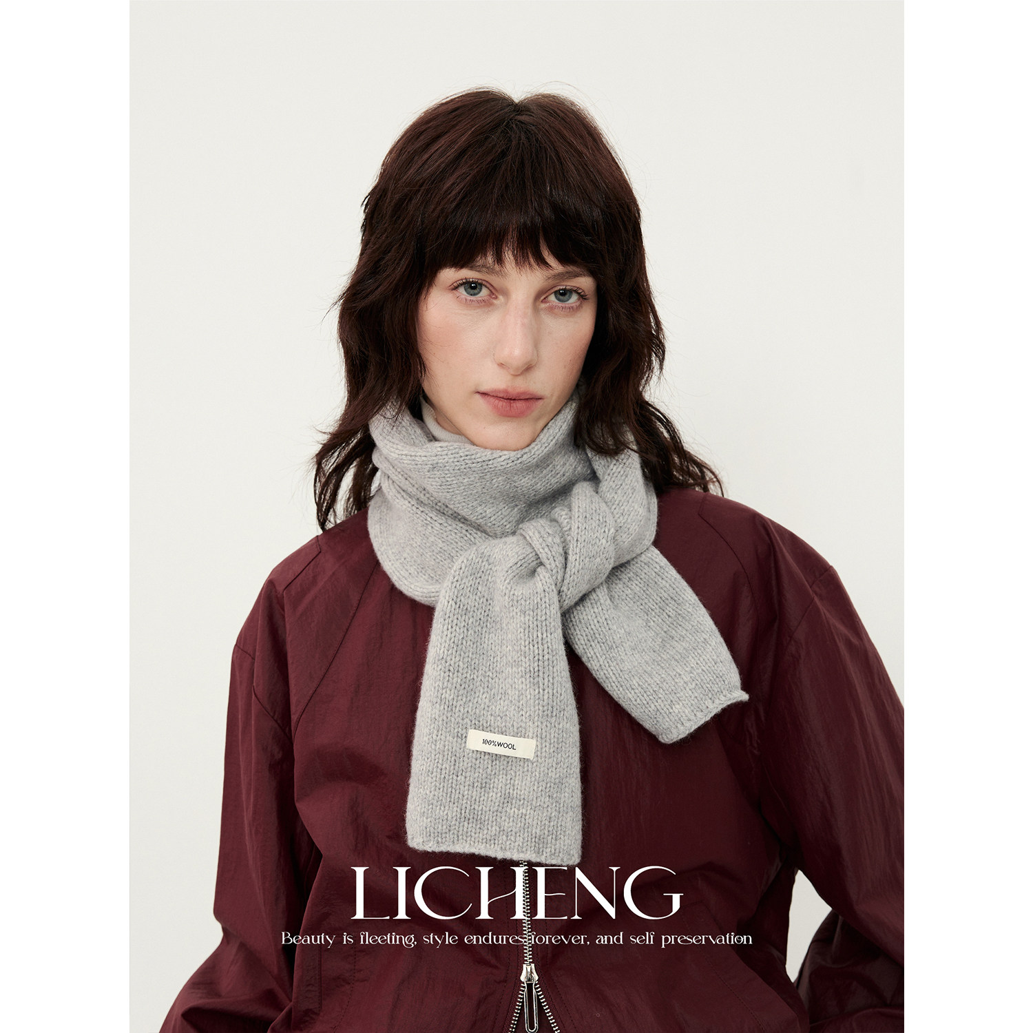 礼诚 基础款纯色100%羊毛针织围巾男女通用秋冬情侣送礼保暖围脖,服饰配件/皮带/帽子/围巾,围巾/丝巾/披肩,淘宝优惠券,粉丝福利购,淘宝优惠卷