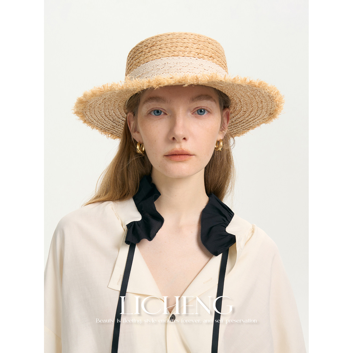礼诚 法式赫本风大檐防晒拉菲草帽女春夏户外出游海边度假遮阳帽,服饰配件/皮带/帽子/围巾,帽子,淘宝优惠券,粉丝福利购,淘宝优惠卷