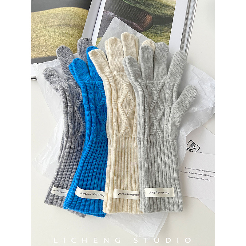 礼诚 软糯亲肤保暖可触屏分指纯羊毛手套女冬季针织毛线五指手套,服饰配件/皮带/帽子/围巾,手套,淘宝优惠券,粉丝福利购,淘宝优惠卷
