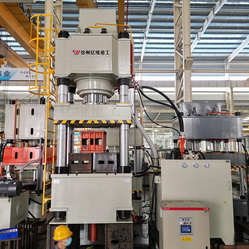 徐州锻压1000T吨陶瓷粉末成型液压机氧化铝陶瓷片模压四柱油压机