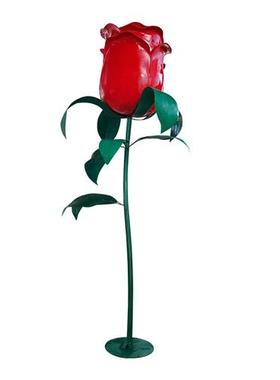 玻璃钢巨型仿真玫瑰花雕塑网红打卡墙面装饰商场不锈钢花朵摆件品