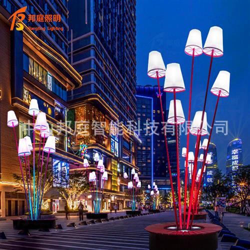 大型户外户外公园景区蘑菇雕塑造型景观灯大型商业广场亮化