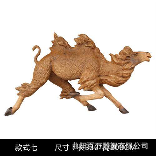 多款玻璃钢骆驼雕塑沙漠骆驼雕塑店铺装修摆件