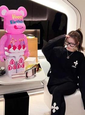 网红积木熊暴力熊客厅商场店铺门口美发酒吧大型摆件玻璃钢雕塑