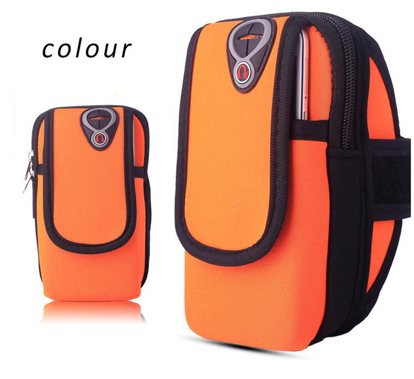 SPORTS OUTDOOR RUNNING MOBILE PHONE ARM BAG MENS AND WOMENS SPORTS RUNNING FITNESS BAG FASHION MOBILE PHONE MUSIC WATERPROOF ARM BAG