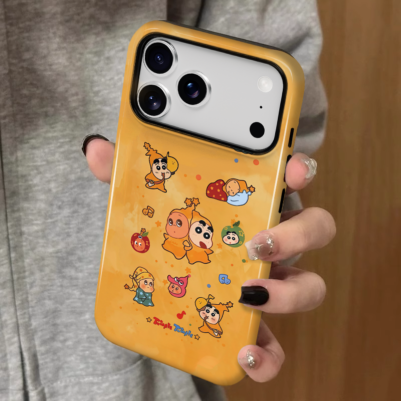 蜡笔小新星星人 适用苹果17promax新款iPhone16手机壳女生1314高级感小众不撞款15防摔二合一菲林保护套plus,3C数码配件,手机保护套/壳,淘宝优惠券,粉丝福利购,淘宝优惠卷