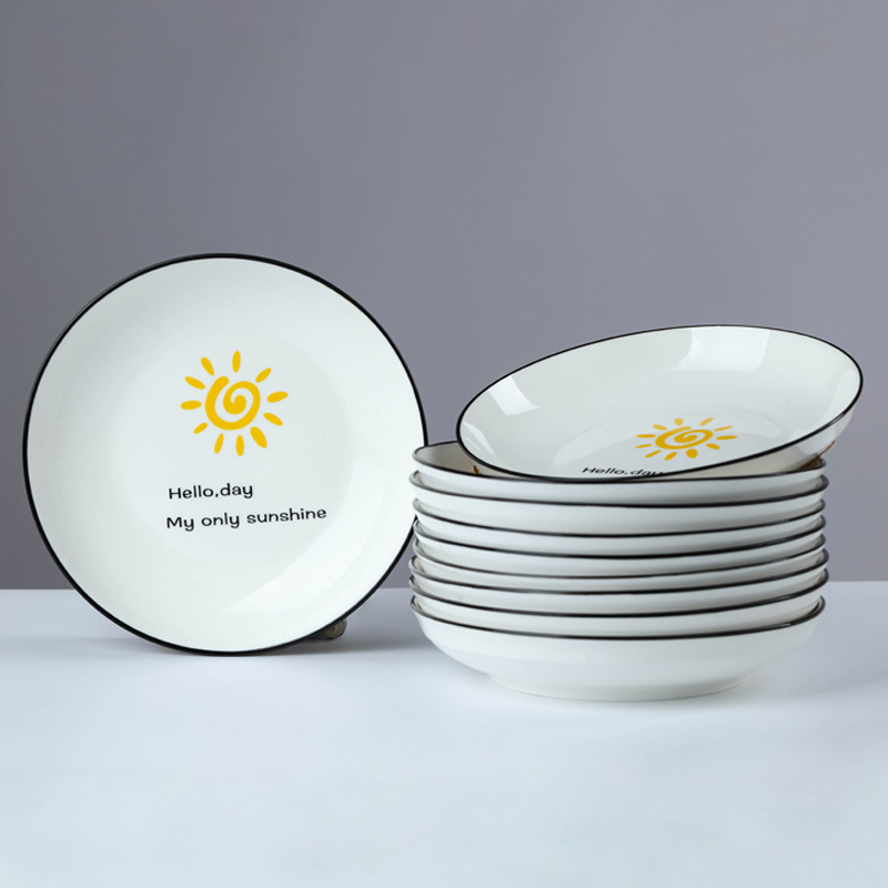 陶瓷盘子菜盘家用套装4/10牛排