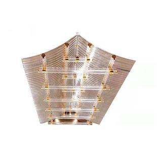 亚克力屋顶吊灯酒店大堂售楼部沙盘定制吊灯高级定制艺术设计吊灯