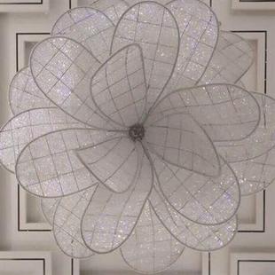 艺术花瓣水晶灯酒店工程灯会所宾馆大堂灯具美容院创意造型灯