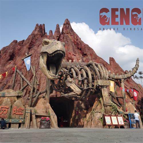 恐龙骨架化石骨架化石复制品化石模型