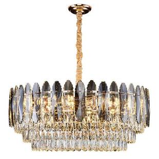 客厅水晶吊灯餐厅灯后现代别墅大厅灯样板房简约卧室灯具