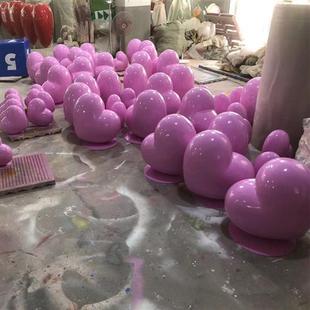 网红爱心雕塑摆件玻璃钢爱心树大型户外园林景观美陈发光心形气球