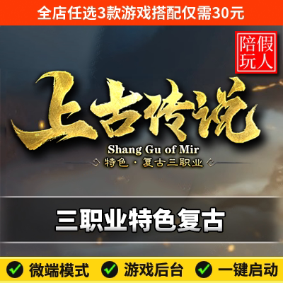 热血传奇单机版微端假人陪玩魂环