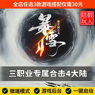 热血传奇单机版电脑暴雪合击三职业专属四个大陆假人陪玩微端光柱