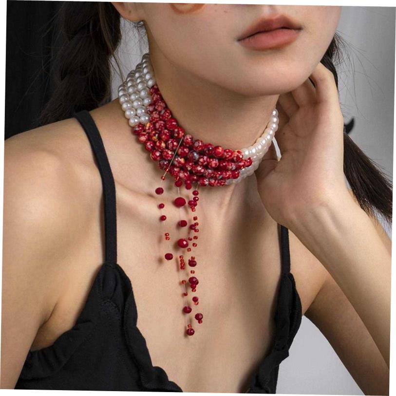 decorations Halloween Necklace Costume Women Day Men Witch