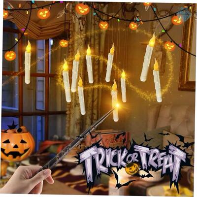 Magic Stick Candles Light UP Halloween LED Flameless Floatin
