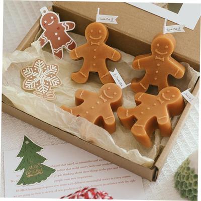1PC Gingerbread Man Christmas Scented Candle Aromatherapy