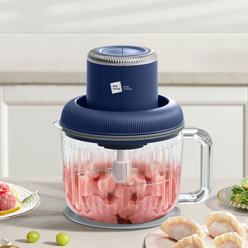 米技生活绞肉机FP-L2263家用玻璃搅肉机碎菜打肉馅蒜蓉