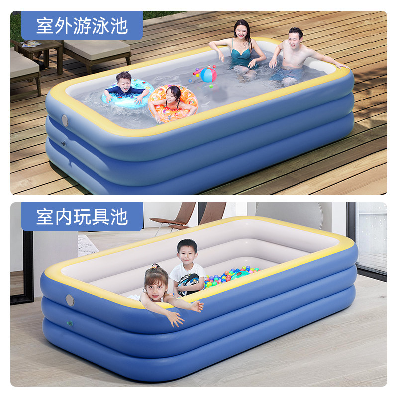 充气浴缸洗澡桶泡澡桶大人家用可折叠浴盆小孩婴儿加厚保温游泳池