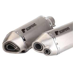 摩托车改装川崎福喜地平线大排量赛车51通用小忍者川崎Z250排气管