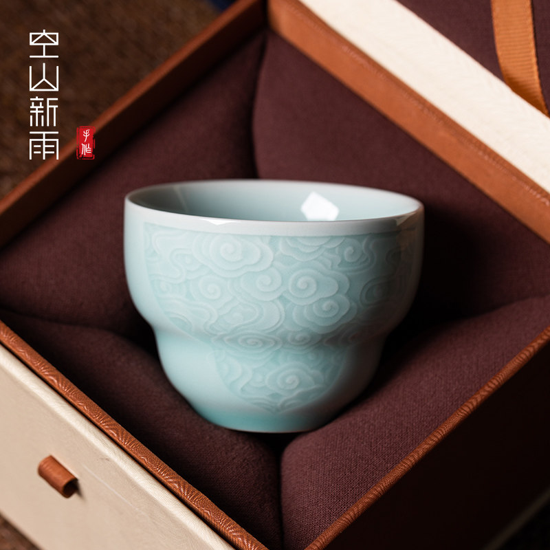 龙泉青瓷主人杯单杯茶杯茶盏功夫茶具喝茶杯单个人专用品茗杯子,餐饮具,茶杯,淘宝优惠券,粉丝福利购,淘宝优惠卷